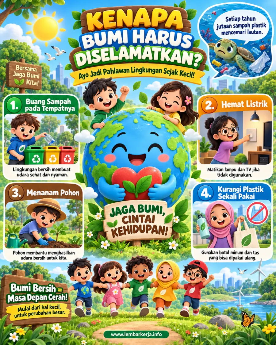 Preview Kenapa Bumi Harus Diselamatkan Pahlawan Lingkungan Cilik