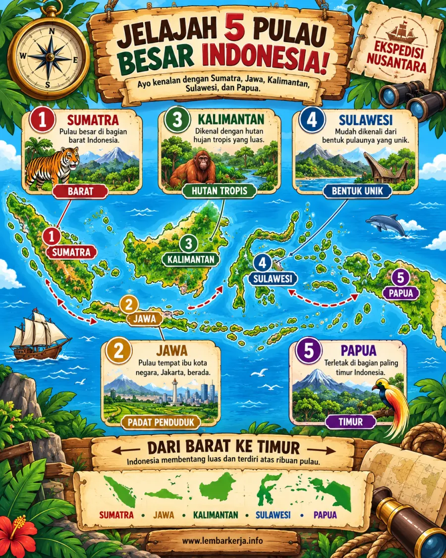 Preview Jelajah 5 Pulau Besar Indonesia Ekspedisi Nusantara