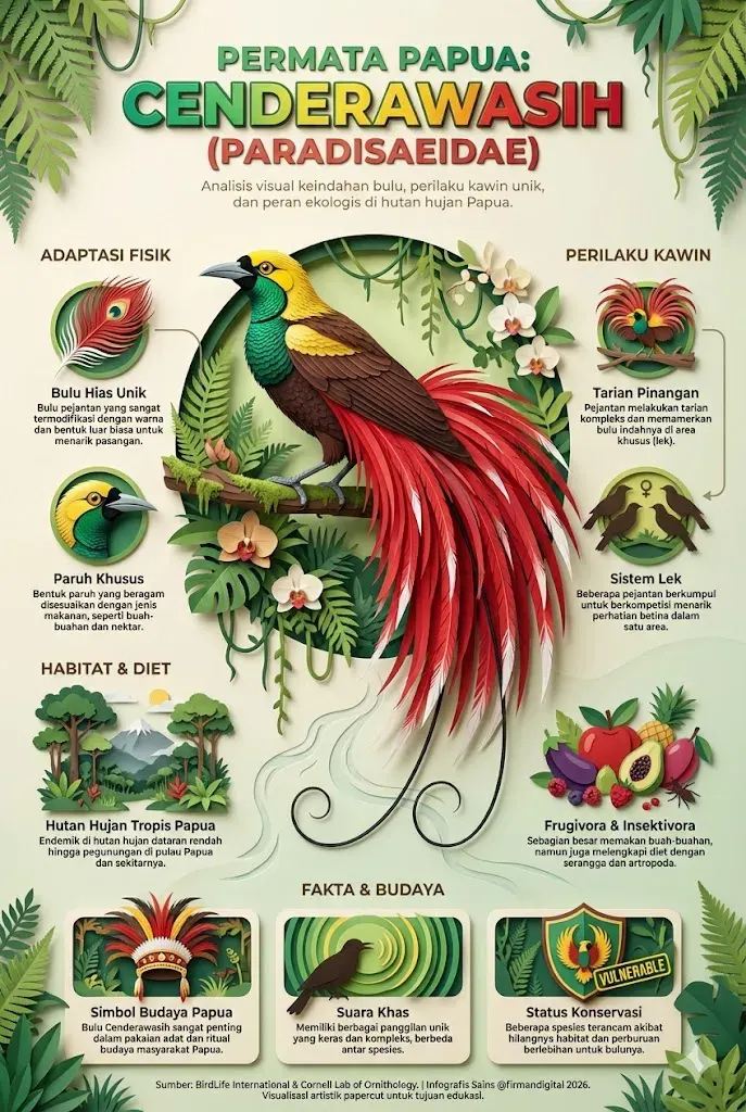 Preview Permata Papua Cenderawasih Paradisaeidae Adaptasi dan Perilaku