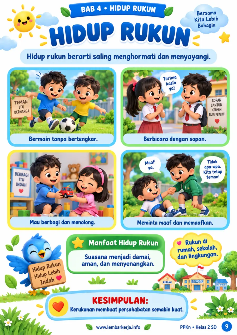 Preview Hidup Rukun Saling Menghormati dan Menyayangi