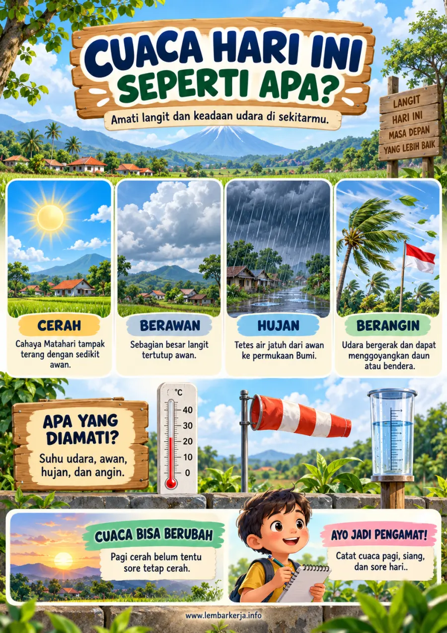 Preview Cuaca Hari Ini Seperti Apa Keadaan Udara di Sekitar