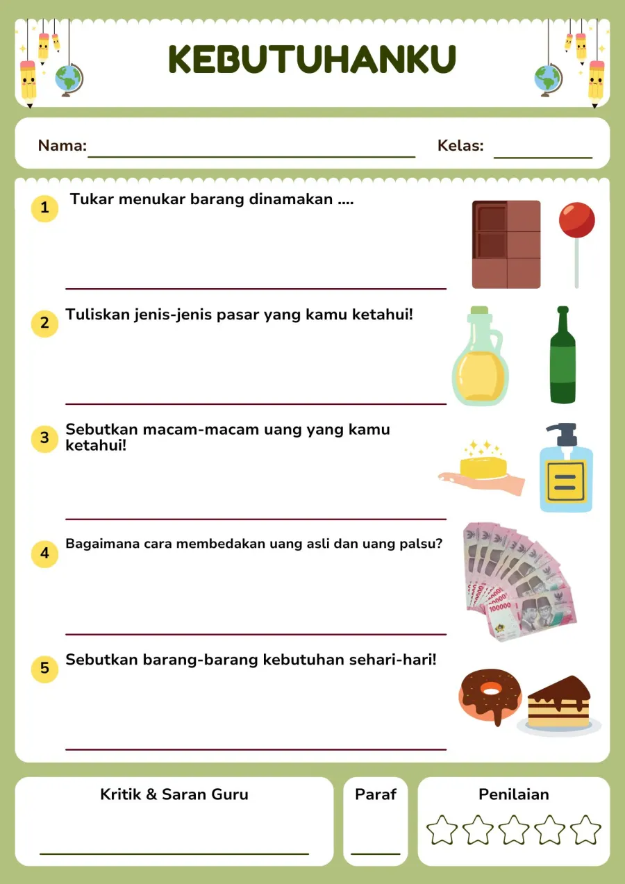 Preview Materi Kebutuhanku Kegiatan Ekonomi dan Sistem Barter