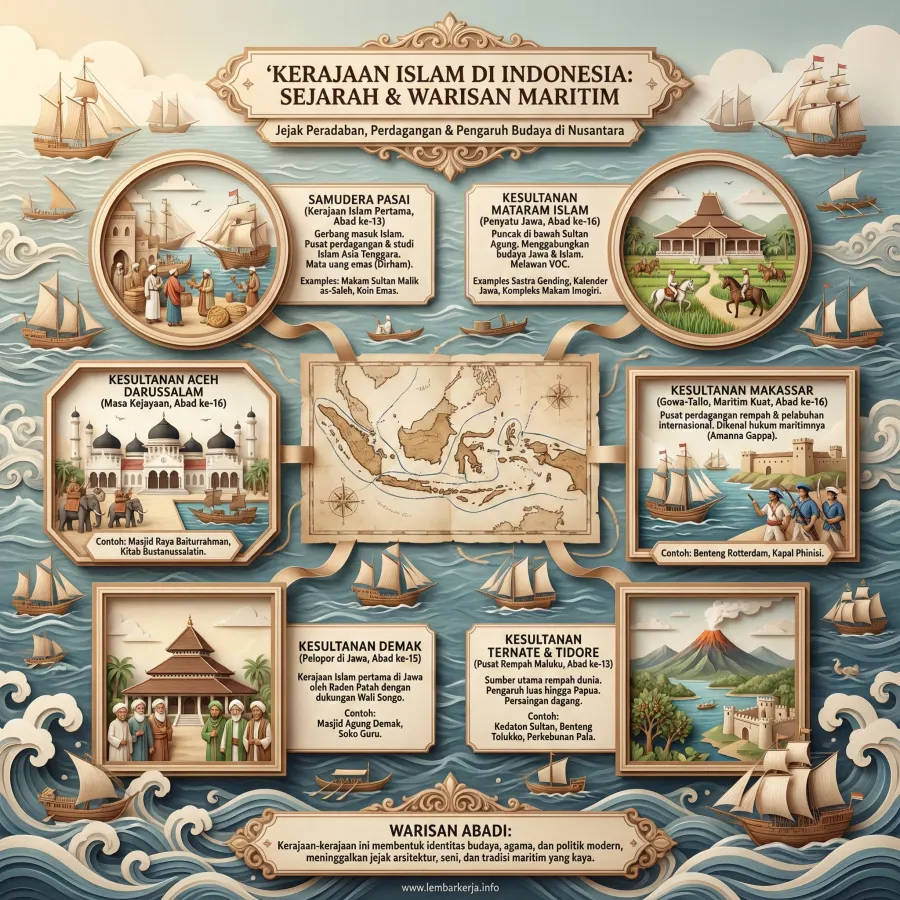 Preview Kerajaan Islam di Indonesia Warisan Maritim