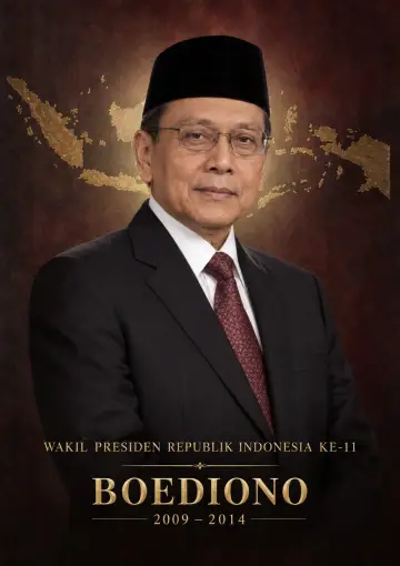 Wakil Presiden Republik Indonesia ke 11 Boediono Periode 2009 2014 - Poster / Infografis