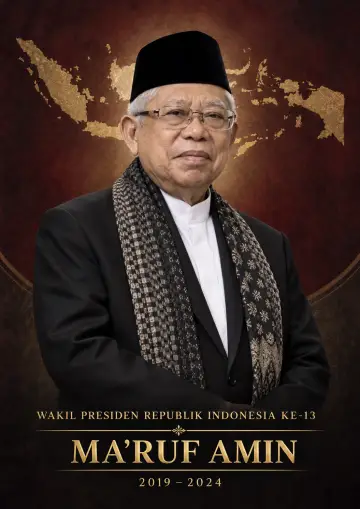 Wakil Presiden Republik Indonesia ke 13 Maruf Amin Periode 2019 2024 - Poster / Infografis