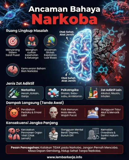 Poster Bahaya Narkoba untuk Remaja & Sekolah