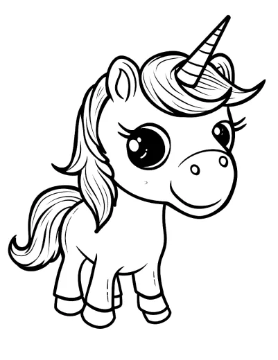 Gambar Mewarnai Unicorn Lucu & Ajaib: Dunia Fantasi Anak - PDF Gratis