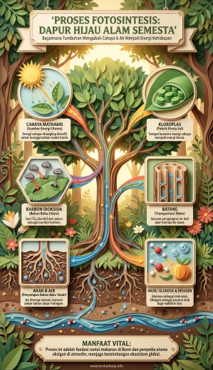 Memahami 5 Tahapan Siklus Fotosintesis: Dari Penyerapan Air hingga Pelepasan Oksigen